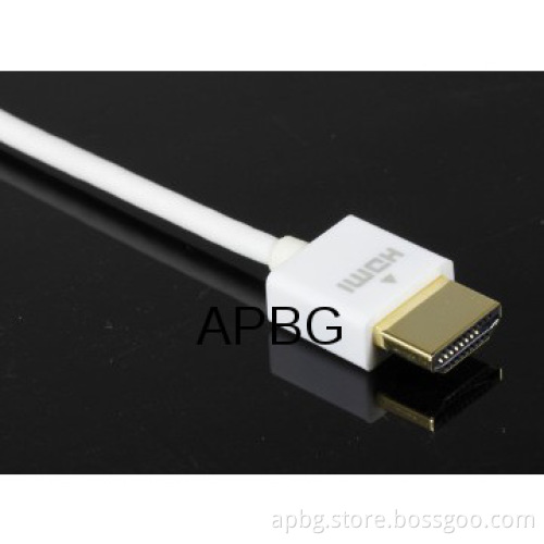 Slim mini HDMI to HDMI cable